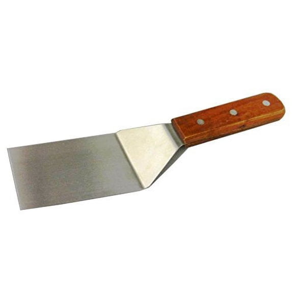 Great Credentials Square End Spatula with Wooden Handle, 7 1/2-Inch