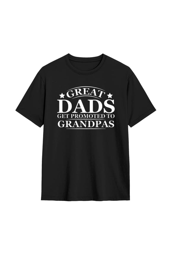 Great Dads Get Promoted To Grandpas Men's T-Shirt - Father's Day Gift - Family Humor Graphic Tees