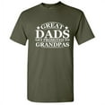 thumbnail image 1 of Great Dads Get Promoted To Grandpas Sarcastic Humor Graphic Tees Best Grandpa Announcement Gifts For Pops Mens Fathers Day Birthday Xmas Funny T Shirt, 1 of 5