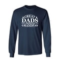 thumbnail image 1 of Great Dads Get Promoted To Grandpas Sarcastic Novelty Gift Idea Adult Humor Funny Men's Long Sleeve Shirts, 1 of 3