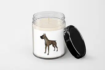 Great Dane 1 Candle - Soy Wax Candle - Hand Poured Candle - 9 oz Vanilla-Scented Candle - Candle Jar