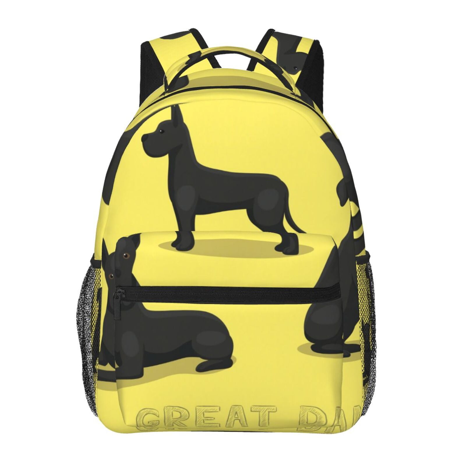 Great Dane Animal Pattern Computer Laptop Backpack School Book Bag Casual Travel Hiking Camping Daypack
