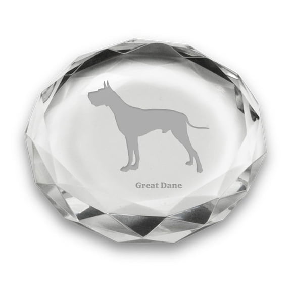 Great Dane Deep Etched Paperweight
