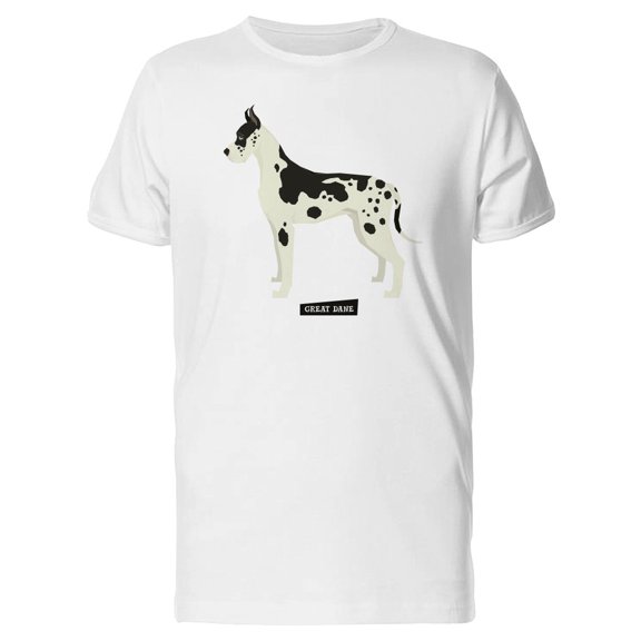Great Dane Dog Geometric Style Tee Men's - Men T-Shirt, Xtra Large