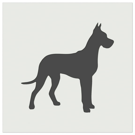 Great Dane Dog Solid DIY Cookie Wall Craft Stencil - 3.5 Inch