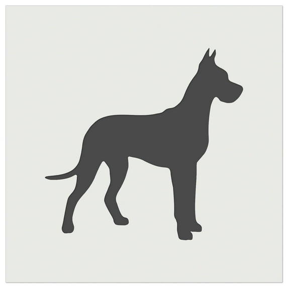 Great Dane Dog Solid DIY Cookie Wall Craft Stencil - 5.5 Inch