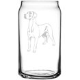 thumbnail image 1 of Great Dane Dog Themed Etched All Purpose 16oz Libbey Can Glass, 1 of 1