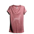 thumbnail image 1 of Great Dane Dog Word Cloud Women's Fashion Relaxed V-Neck T-Shirt Tee Heather Rouge Small, 1 of 3