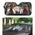 Great Dane Dogs 5 Automatic Sun Shade Dog Design Car Sun Shade Car r