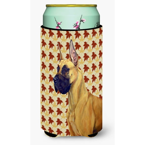 Great Dane Fall Leaves Portrait Tall Boy Hugger