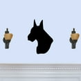 thumbnail image 1 of Great Dane Head Dog Silhouette - Beautiful Solid Steel Home Decor Decorative Accent Metal Art Wall Sign, 1 of 3