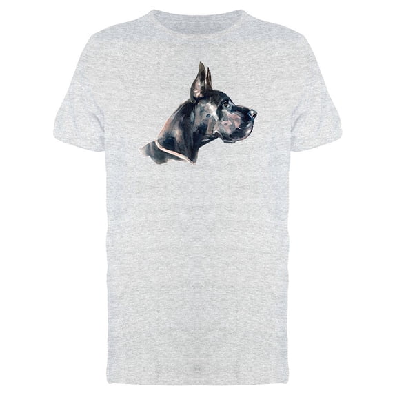Great Dane Head Painting Tee Men's -Image by Shutterstock
