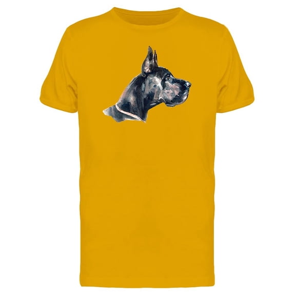 Great Dane Head Painting Tee Men's -Image by Shutterstock