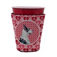 thumbnail image 1 of Great Dane Hearts Love and Valentines Day Red Cup Hugger, 1 of 4