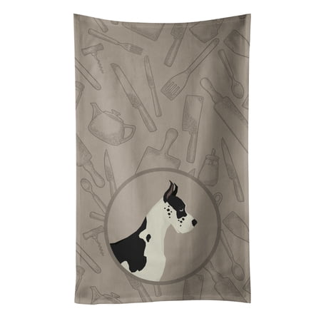 Great Dane In the Kitchen Kitchen Towel