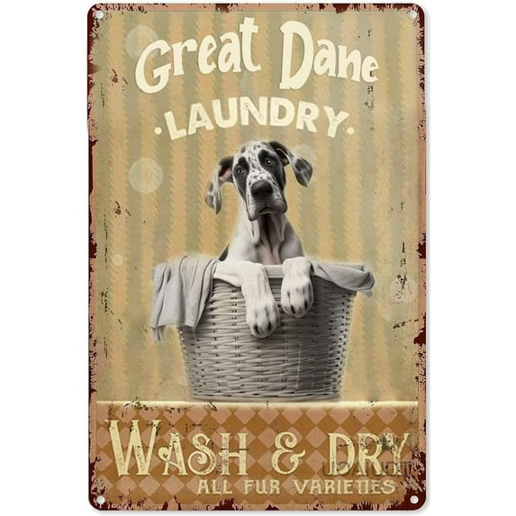 Great Dane Laundry 120 Piece Wooden Jigsaw Puzzles For Adults Family Elderly Wash & Dry All Fur Varieties Puzzle Game For Family Art Decorations Funny 120 Piece Puzzle Toy Gift For Friend Wife