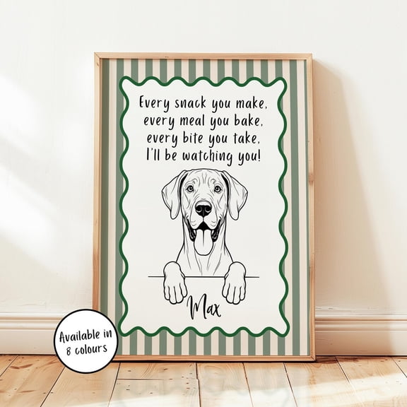 Great Dane Line Art Dog Wall Decor Home Decor