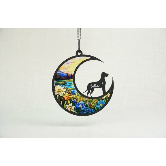Great Dane Memorial Suncatcher - Pet Passing Away Gift, Dog Breed Remembrance Ornament, Loss of Pet, Car Hanging