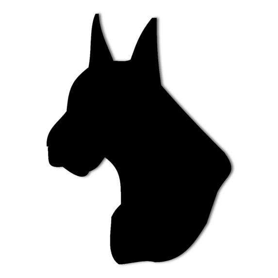 Great Dane Metal Wall Sign | Dog Head Silhouette Wall Decor | Indoor Outdoor Decor for Pet Lovers | Solid Steel Home Decor Decorative Accent Metal Art Wall Sign | Metal Wall Art Made in USA
