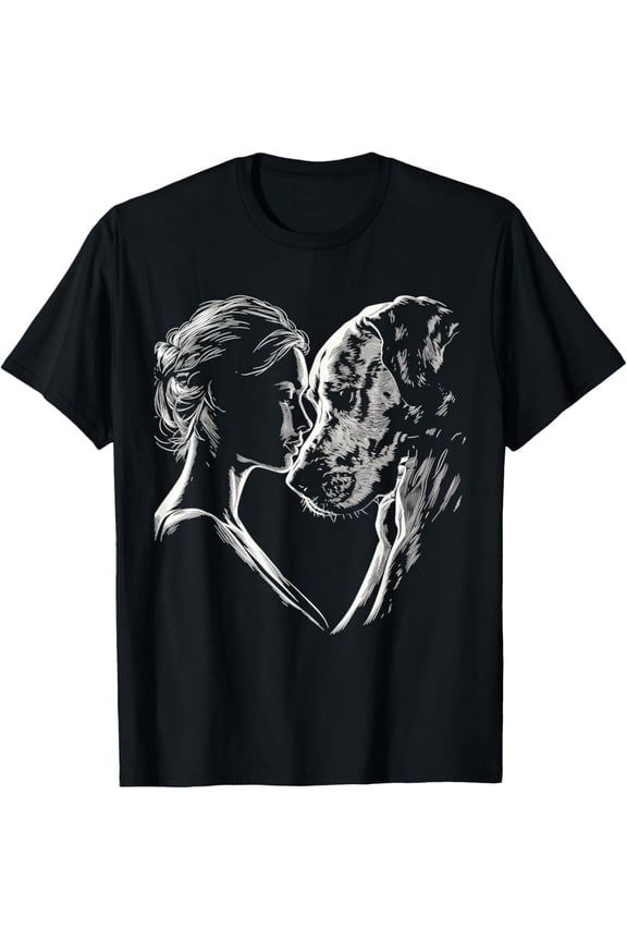 Great Dane Mom Dog Art Great Dane Lover Mother Gift T-Shirt Unisex S-5XL Hot Trending Shirt, Vintage Birthday Gift