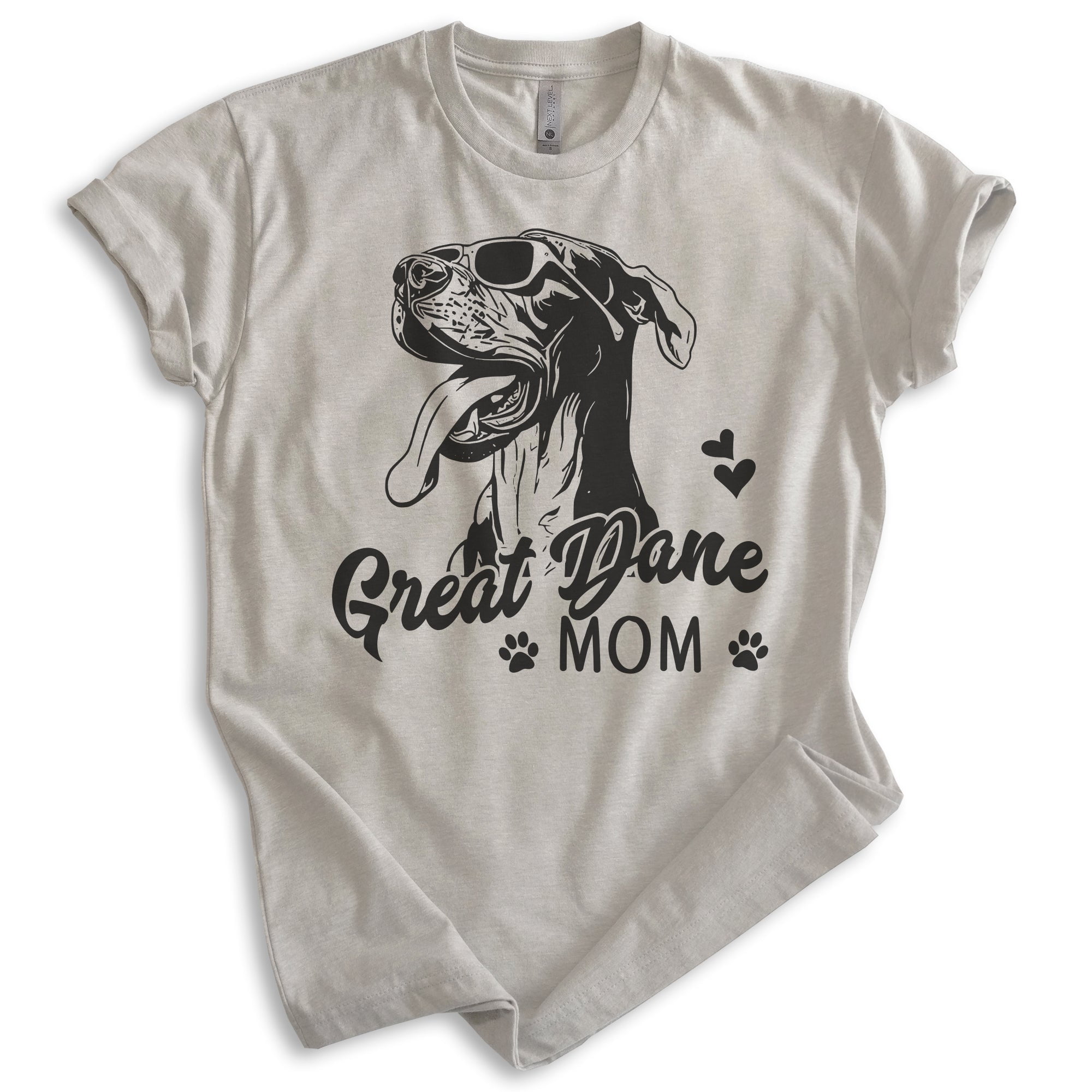 Great Dane Mom T shirt Unisex Women s Shirt Great Dane Owner Best Dog Mom Gift Light Silk Gray Small Walmart