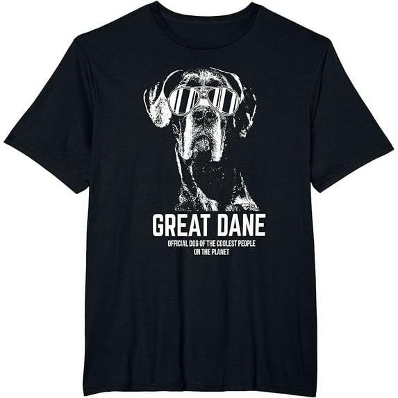 Great Dane Official Dog of the Coolest Pup Lovers T-Shirt