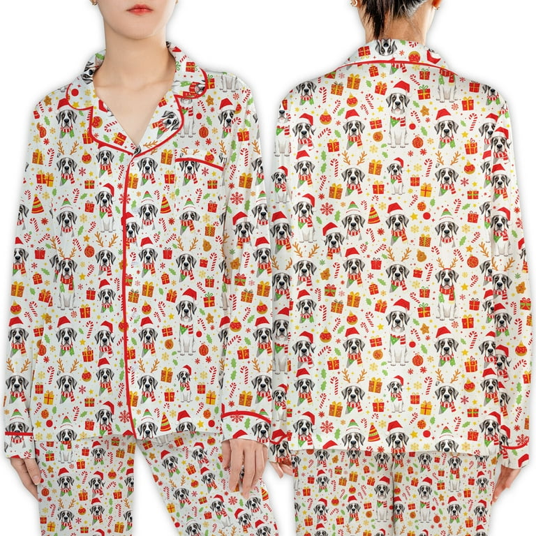 Great Dane Pajama Sets For Women, Dog Christmas Pajamas, Christmas