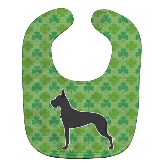 Great Dane Shamrocks  Baby Bib