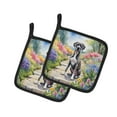 thumbnail image 1 of Great Dane Spring Path Pair of Pot Holders, 1 of 1