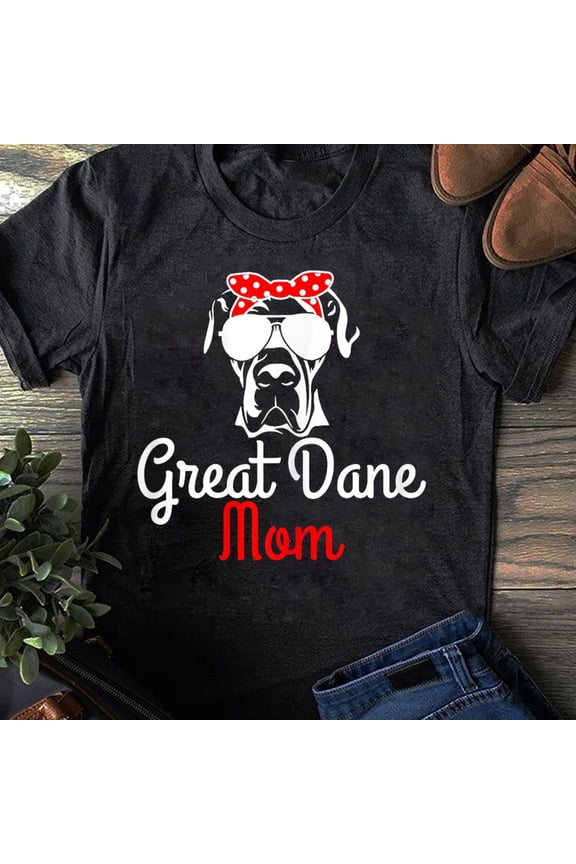 Great Dane Vintage Dog Lover Graphic Tee Shirt Special Holiday Gift Idea,for unisex up to 5XL