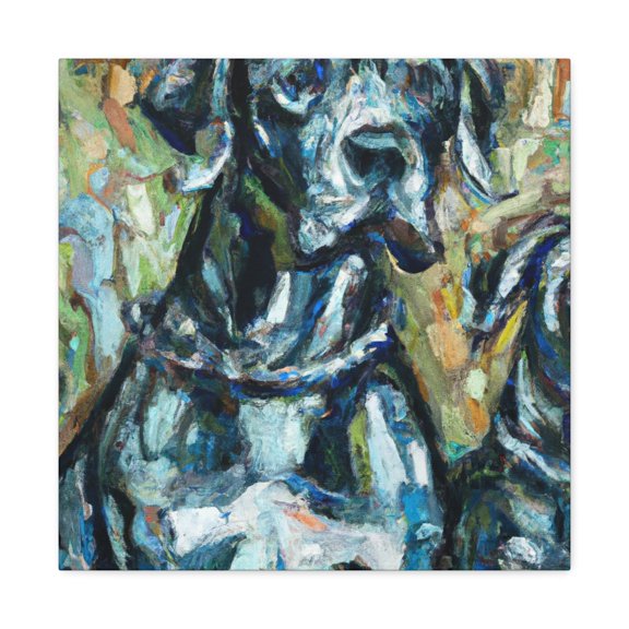 "Great Dane in Color." - Canvas