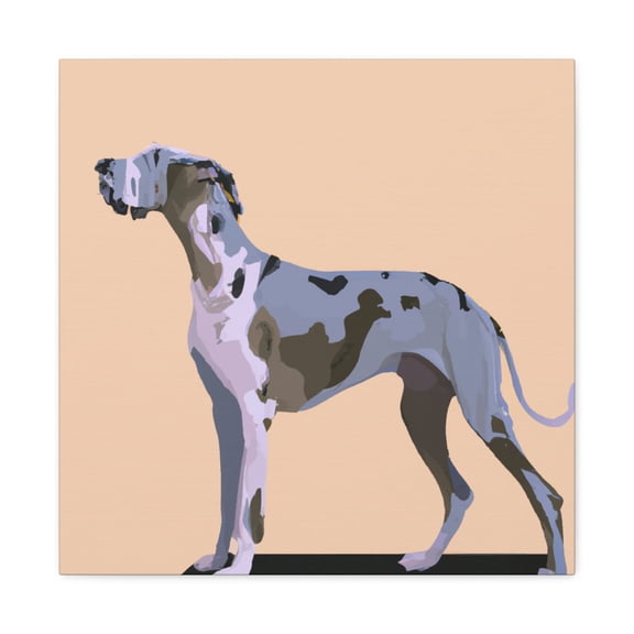 Great Dane in Minimalism - Canvas