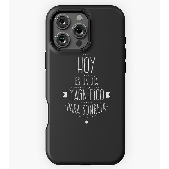 Great Day To Smile Quote GA857 Phone Case for iPhone 11 to 17 Pro Max