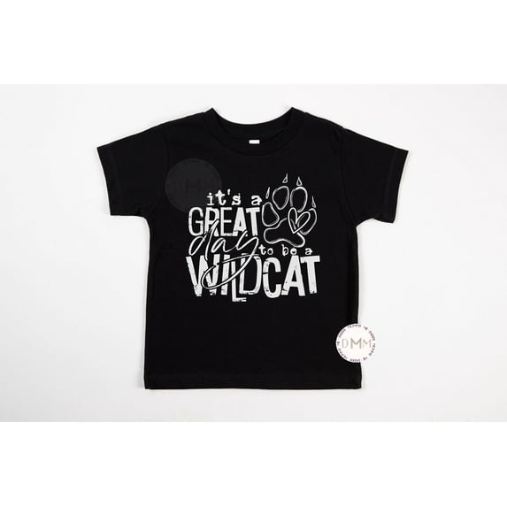 It'S A Great Day To Be A Wildcat Kid Toddler T-Shirt, Sports Toddler T-Shirt, Wildcats School Toddler T-Shirt School Spirit Kid Tee Wildcats TODDLER SHORT SLEEVE TEE BELLA CANVAS 3001T