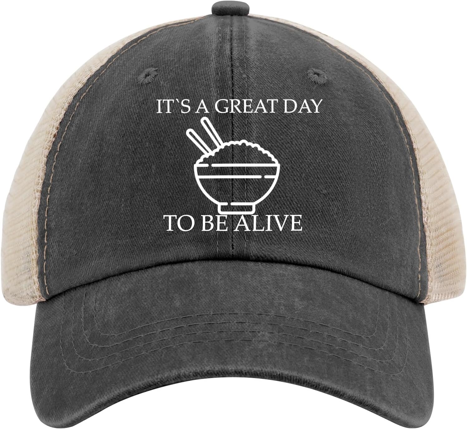 Great Day to Be Alive Rice Cooking Country Trucker Hat Men Cap AllBlack