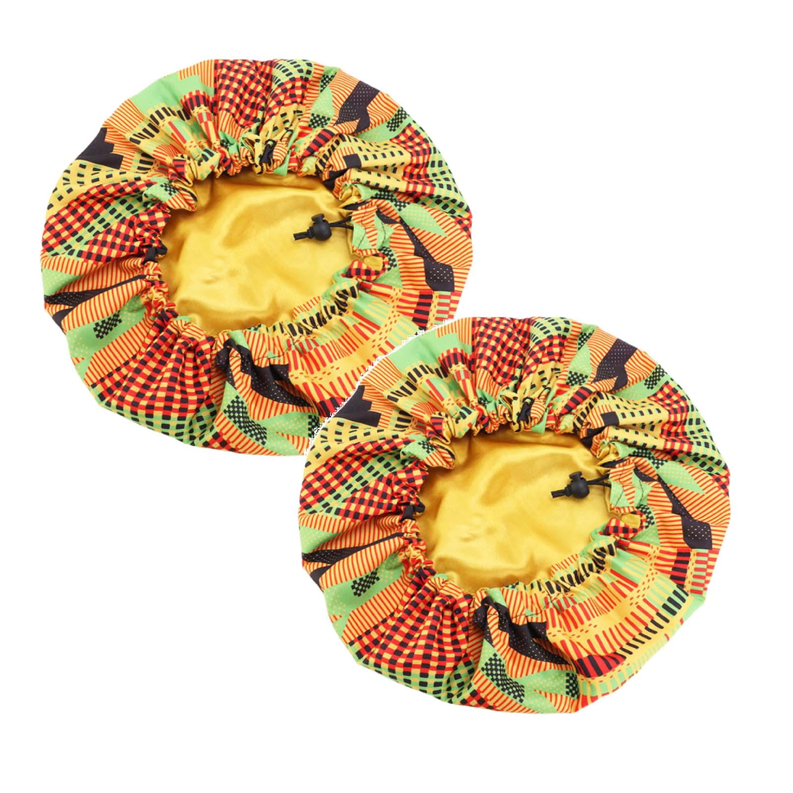 Great for Deep Conditioner, Batik Printing Double Round Hat Kid