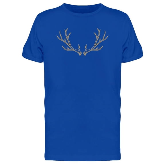 Great Deer Horns T-Shirt Men -Image by Shutterstock, Male Medium