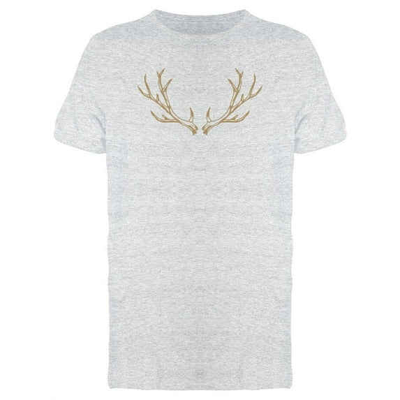 Great Deer Horns T-Shirt Men -Image by Shutterstock, Male x-Large