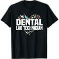 thumbnail image 1 of Great Dental Lab Technician Heart Dental Technologist T-Shirt, 1 of 4