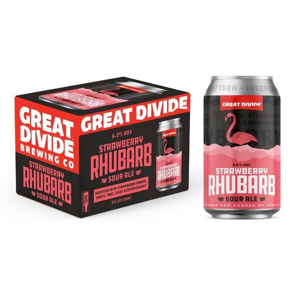 Great Divide Strawberry Rhubarb Sour 6/12c