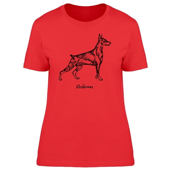 Great Doberman Silhouette Tee Men's -Image by Shutterstock