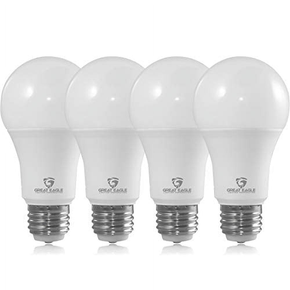 Great Eagle 40/60/100W Equivalent 3-Way A19 LED Light Bulb 2700K Warm ...