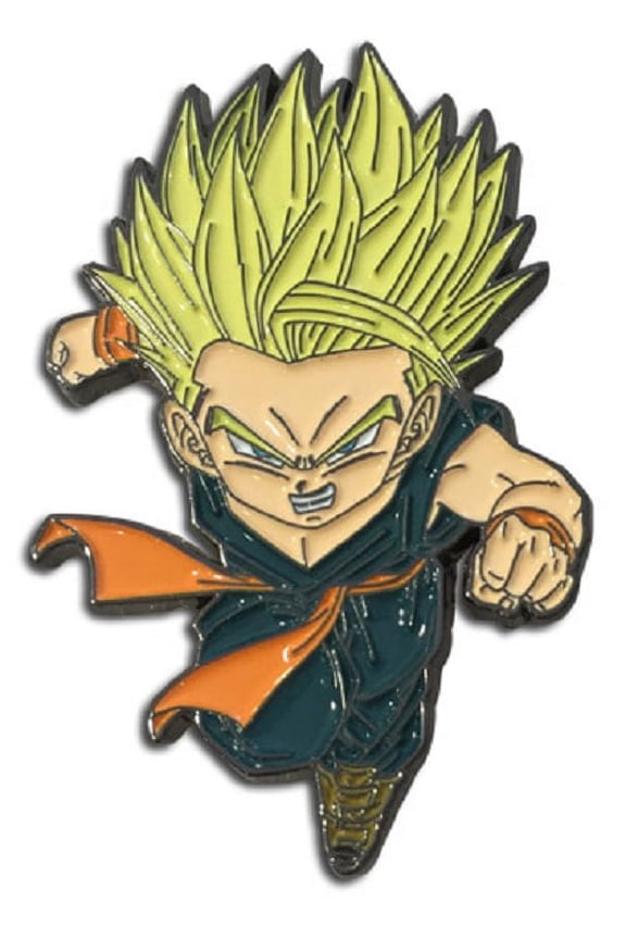 Great Eastern - Dragon Ball Super - Super Saiyan Trunks Pin, 2-inches
