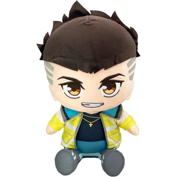 Great Eastern Entertainment Cyberpunk Edgerunners: David Martinez Sitting Pose 12-Inch Plush Doll