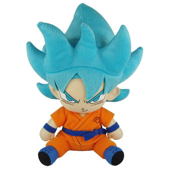 DRAGON BALL SUPER - SSGSS GOKU SITTING POSE PLUSH 7"