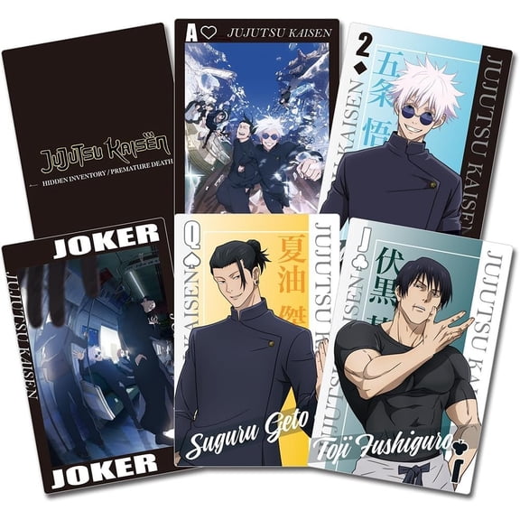 Great Eastern Entertainment Jujutsu Kaisen S2: Main Character Hidden Inventory/Premature Death Arc Playing Cards