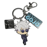 Great Eastern Entertainment Jujutsu Kaisen S2 Satoru Gojo Icon Key Chain with Three Charms