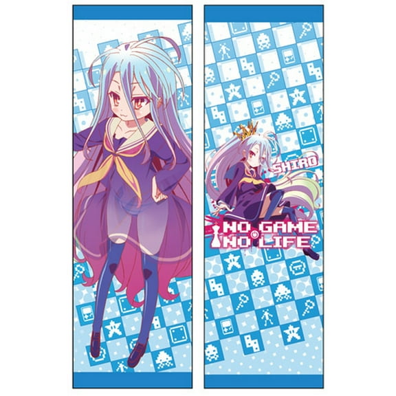 Great Eastern Entertainment No Game No Life Body Pillow, 13.5 x 42