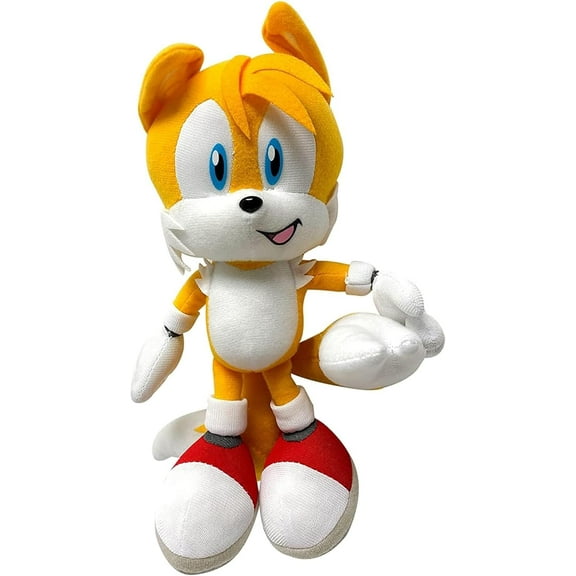 Great Eastern Entertainment Sonic The Hedgehog- Tails Holding Its Tail Plush 9" H