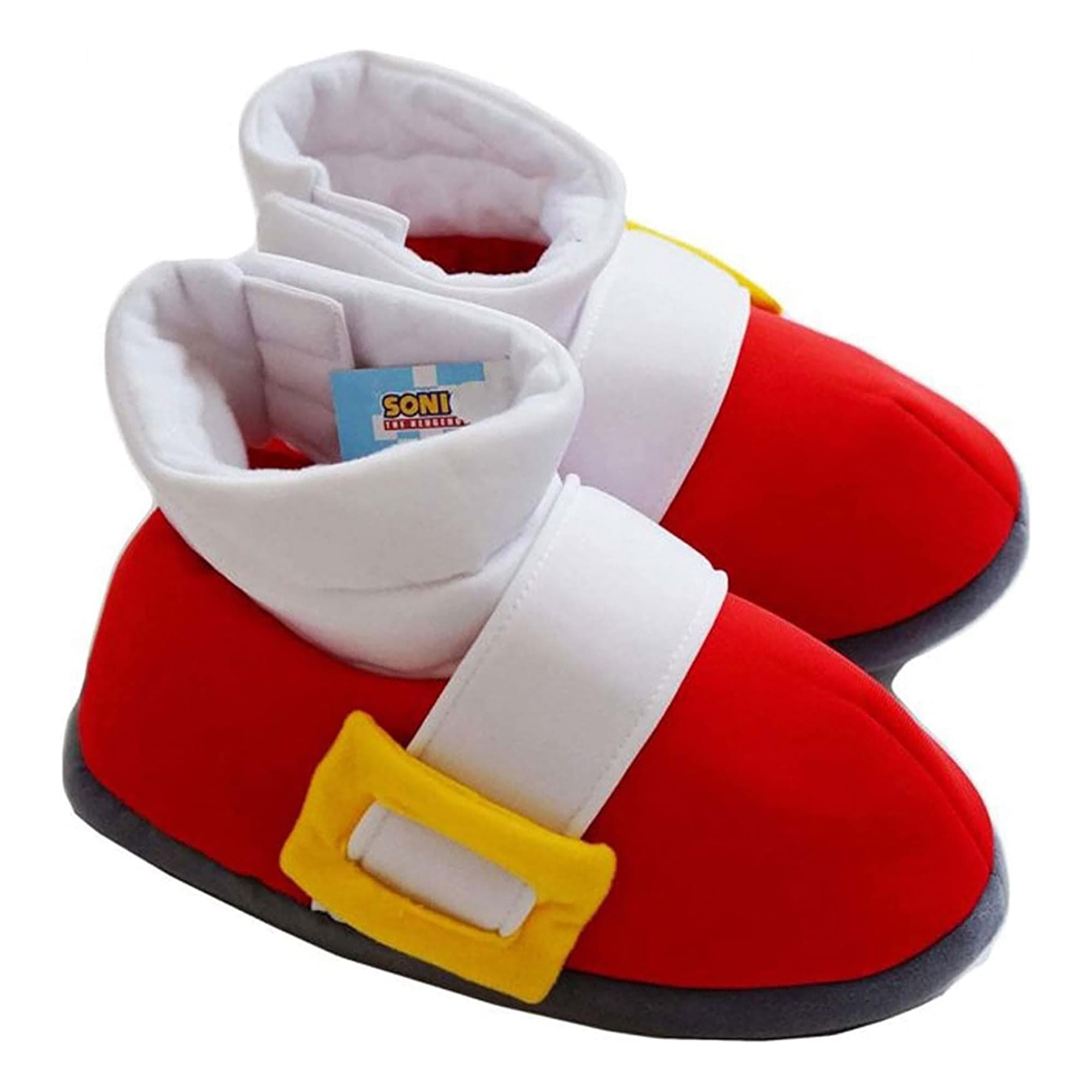 Great Eastern Entertainment Sonic The Hedgehog- Plush Adult Sonic Cosplay Slippers Standard